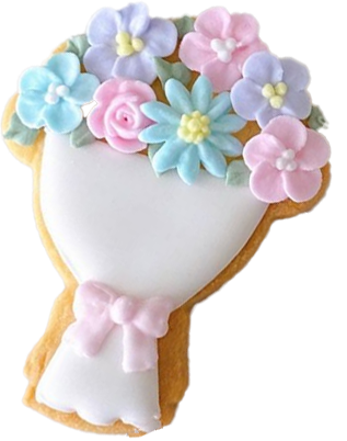 花束のクッキー